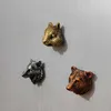 Aimants 3PCSFRIDGE Un ensemble de bornes d'ornement d'autocolt aimant 3D Fridge Super Mini Animal sauvage