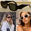 Lunettes de soleil pour femmes pr 17ws Designer Party Partys Ladies Stage Stage Top High Quality Fashion Concave-Convex Thi-Dimensional Line Mirm 202G