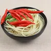 Decorative Flowers 1pc Simulation Chili El Decoration Pography Props Vegetable Red Pepper Po Christmas Kitchen Decor