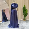 Abiti per feste abiti da sera a maniche lunghe arancione arabo di lusso con abiti da sposa per donne eleganti in perline di Cape Dubai