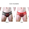 Underpants Sissy Mens Mesh See-Through Low Rise Lingerie Boxer Briefs Pouch Underwear Erotic Breathable Men's Shorts