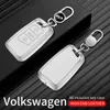 Автомобильный ключ цинк сплав+кожаный автомобильный дистанционный корпус корпус для Volkswagen VW Tiguan Mk2 Magotan Passat B8 CC для Skoda Superb Accessories T240509