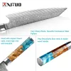 Professioneller Damaskus -Koch Kiritsuke Messer scharfe 8 Zoll japanische Köche Küchenmesser VG10 67 Schichten Damaskus Steel Slicing Knive