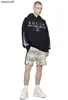Rhude high -end designer shorts voor kleurblokbrief gebreide jacquard drawstring shorts geruite cashew flower casual capris voor mannen met 1: 1 originele labels