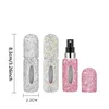 Garrafas de armazenamento 5 ml de perfume Glitter Glitter A Atomizador de parfum reabastecido com bomba de spray Spray Scent Woman