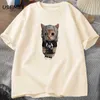 T-shirts voor heren vernietigen Lonely Mens Casual Mens T-shirt Grafische T-shirts Zomerprint Hip Hop Fashion Y2K Street Kleding 90s Top D240509