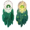 Figurine decorative tradizionali dream catcher dream catchers a led auto ornament albero della vita macei da sogno per le decorazioni per la casa a muro