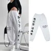 Damesbroek capris mode brief geprinte dames warme broek hiphop retro winter herfst trendy q240508