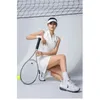 Abiti attivi Skirt Polo Dress Women Wear Sport Tennis Outfit Beach Badminton Attività da esterno Girl 2024 New Y240508