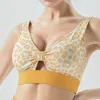 Nieuwe Europese en Amerikaanse sport ondergoed schok-absorberen Running Integrated Yoga Vest Fixed Cup Leopard Print Fitness Bra voor vrouwen