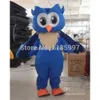 Costumi di mascotte Vendita blu gufo blu carnival carnivale carnivale mascotte costume elegante abito animale mascotte costume spedizione gratuita