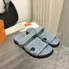 Top-Quality-Mode klassische Leder Chypre Sandalen Gleitungen für Männer Frauen flache Schuhe Sommer im Freien nicht rutschfeste Hausschuhe Luxury Designer Schuhe Fabrik groß