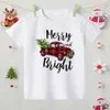 Tシャツメリークリスマス鹿のプリント子供服男の子女の子短袖TシャツキッズグラフィックティークリスマスホリデークリスマスシャツT240509