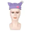 Chapeaux hearttesteel set cosplay beanie purple beanies cap chapeau headgear jeu lol déguise bandeau halloween fête costume accessory
