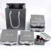 Juwelierschachteln Bogenknot Schmuck Organizer Box für Hochzeit Engagement Ohrringe Armband Ring Halskette Aufbewahrungspapierverpackung Box Großhandel Großhandel