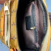 Mini Bum Bag Designer Fanny Pack Women's Luksusowa torba M82335 Metalowa list z drukowaną torbą na ramię Wysokiej jakości torebka Crossbody torebka L 1607 V