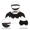 Katzenkostüme 2024 Haustier Hunde Bat Wing Cosplay Requisite Halloween Kostüm Outfit Wings Po Requisiten Kopfbedeckung