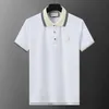 Designer Polo Brand Shirts Men Luxury Polos Casual Mens T Shirt Letter Print Brodery Fashion High Street Man T-shirt