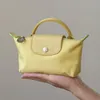 Fashionable Dumpling Bun New Phone Mini Women's Bag Change Makeup Bag Fashionabla och Lightweight Enkel handtag Crossbody Handheld