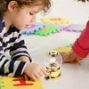 Bouteilles de rangement 6pcs Créative Setratch Machines Plastic Mini Candy Rotatif Children Toys (rose)