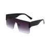 Square Designer Gradient Sonnenbrille für Männer Frauen Mode Sonnenbrille Großer Rahmen UV -Schutz Brille mit Box 253g