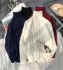 Mans plus size 6xl 7xl maglione per tendenze della moda coreana Modella di vestiti in maglia Sceltumi Turtleneck Pullover Streetwear Y7604388