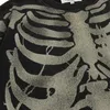 Retro-Schädel Grafisches T-Shirt für Männer übergroß