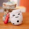 UPS Keychain Tea Cute suave burbujas de peltón de juguete Boba mochila Kawaii mochila decoración regalos de cumpleaños para niñas niños 10 cm 5 5.9