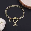 Свадебные браслеты Новый оригинальный дизайн Bohemian Heart Bracelets для женщин Boho Jewelry Jewelry Dolphin Геометрическая цепочка