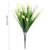 Decoratieve bloemen kunstmatig plastic calla lelie nep bladplanten boeket thuisfeestje decor