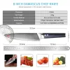 Pro Chef's Knife Japanese VG10 Damascus Steel Kitchen Knives Super sharp Slicing Cutting Meat, Vegetable and Fish Sashimi Knife