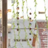 Kwiaty dekoracyjne sztuczne wierzby liście wieńca stół centralne grupy girland wiszące rośliny fałszywe jedwabne tkaniny