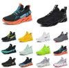 Zomertrainers Mannen Ademende hardloopschoenen Wolf Gray Tour Geel Teal Triple Black White Green Mens Outdoor Sports Sneakers acht drie