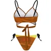 Frauen Badebekleidung sexy Bikinis Set Women Golden Wüste Bikini Badeanzug Dünen Sonnenuntergang Landschaft Schwimmen Surf zweiteilige stilvolle Badeanzüge