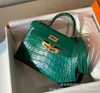 Top Ladies Designer Kiaelliy Bag Shilin Bag High -End -Krokodil -Muster -Tasche Mini Original Factory Generation Handheld Crossbody Clothes und Schuhe00500