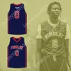 Custom Nay Mens Youth/Kids Bol Bol 0 Findlay Prep Navy Blue Basketball Jersey 1 top cucito S-6xl