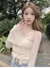Work Dresses Matching Sets Women Long Sleeve Lace-up Thin Breathable Comfortable Sweet Sun-proof Holiday All-match Korean Style Chic Ulzzang