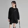 Blouses pour femmes Zhongchuang Rizhen Pull irrégulier 2024 Fashion Spring Zipper à manches longues Bottom
