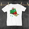 T-shirts mignon cartoon trains de marchandises bébé garçons préférés pour enfants Vêtements t-shirts blancs à la mode