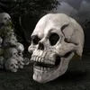 Party Masken Halloween Horrorschädel Maske Vollkopfkrieger Tod Dämon Rollenspiel Helm Kleidung Q240508