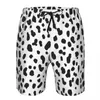Men's Shorts Mens Swimwear Trunks Beach Board Swimsuits Running Sports Surffing Dalmatian Dog Print Quick Dry