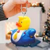 Trump Ducks Pendant Car Rear View Merror Keychains Sac Pendentifs 2d Flat acrylique Trump Hanging Ornements Party Faven Q982