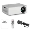 Salange Mini Projector LED suporta 1080p 480 * 360 Home theater de alta definição iOS Android TV Stick USB HDMI Audio PK YG300 J240509