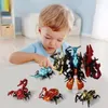 Modèle de robot de déformation insecte créatif Set Toy Anime Figure Scorpion Mantis Transformation Mech Warrior Kid Birthday Gift 240508