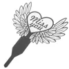 Dekoracje ogrodowe Krzyż Pamięci Pamięci sympatia Znak nagrobka ozdobna skrzydlaty anioł Grave Tablie Marker Acryl Dad Tad Znaki