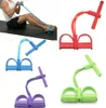 Bandes de résistance au fitness en intérieur exercice équipement élastique assis corde de gym de gymnase sport 4 tube pédale de cheville pluffeur5584172