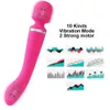 Altri oggetti di bellezza della salute 20 velocità potenti grandi vibratori per donne magia bacchetta massaggiatore per il clitoride adulto stimola il negozio di prodotti Y240503