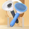 Auto -pulizia Slicer Brush Dog Cat Cat Hair Remover Pennello per la toelettatura per la toelettatura Deshedding Pannogia