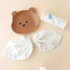 Handtücher Roben 5pieces Säugling Handtuch Quadrat Speichel Handtuch Schnelltrockne Gesichtswäsche Tuch Baby Produkt Produkt