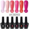 NAILCO 15ml Summer Color Series Gel Nail Polish Set 6pcs Vernis Semi Permanent Kit Hybrid Varnish All For Manicure 240509